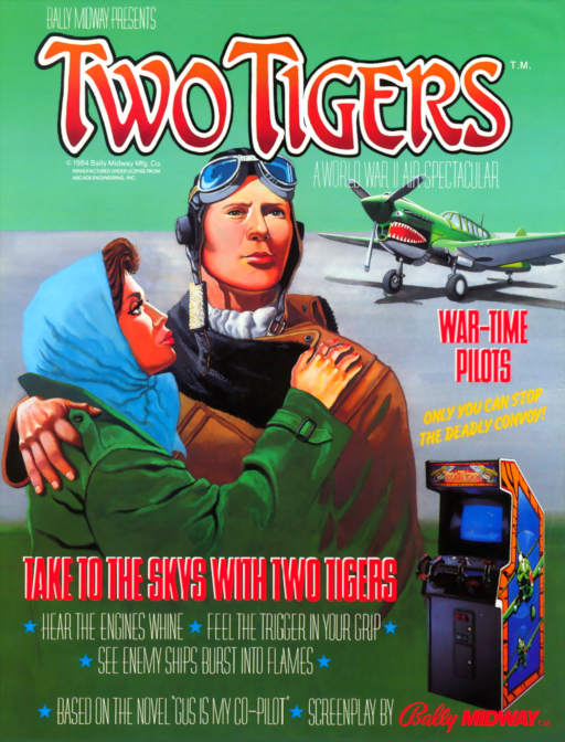 Two Tigers (dedicated) Arcade Game Cover